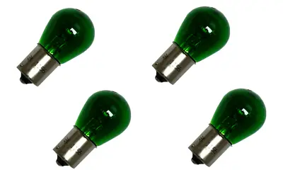 $13.48 • Buy 4x 1156 Green Miniature Light Bulb 12v Tail Rear Brake Stop Turn Signal LAMP LOT