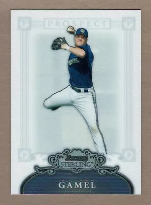 MAT GAMEL 2006 Bowman Sterling Prospects Base Card #BSP-MG Milwaukee Brewers 06 • $5