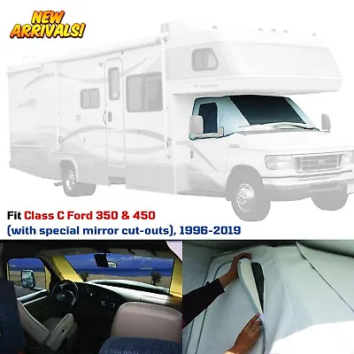 $173.85 • Buy RV Windshield Cover Flap & Privacy Screen Window For Class C Ford 350/450 96-19