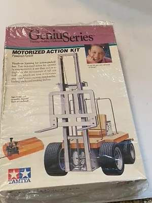 New Old Stock 1993 TAMIYA Motorized Action Build Your Own Forklift Model Kit. N • $80.35
