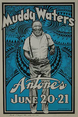 Muddy Waters Rock Poster Signed Danny Garrett Limited Edition • $49.99