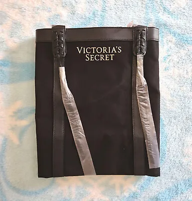 Victoria's Secret Black Canvas Tote Bag • $25