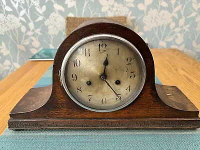 Napoleon Hat Mantle Clock For Spares Or Repairs No Key British Made • £19.99