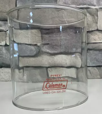 Vintage OEM Coleman 220H 228F 220F 228H Original Red Logo Pyrex Globe USA NICE! • $27.77