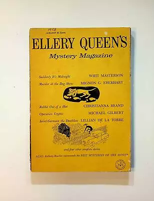 Ellery Queen's Mystery Magazine Vol. 31 #1B GD 1958 Low Grade • $3.60