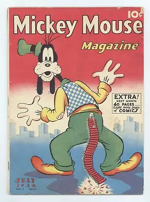 Mickey Mouse Magazine Vol. 3 #10 GD+ 2.5 1938 • $200