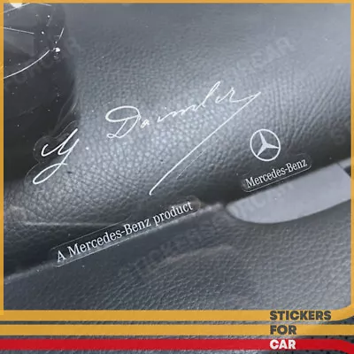 Mercedes G Daimler Signed Clear Windshield Glass Decal A0045847338 Replica • $9.49