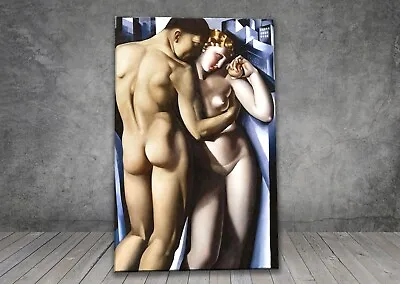 Tamara De Lempicka A Nude Male And Female CANVAS PAINTING ART PRINT 1316 • £16.36