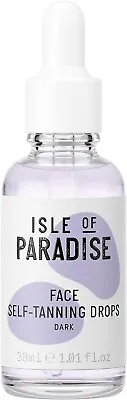 Isle Of Paradise Self Tanning Drops Face & Body 30ml - Dark *NEW & ORIGINAL* • £8.99