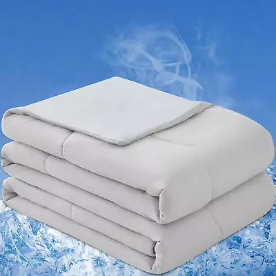 Cooling Comforter King Size Double Sided Cooling Blanket With Q-Max 0.5 Arc-C • $50.99
