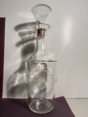 Vtg 1963-64 Four 4 Roses Whiskey / Bourbon Decanter 4qt Empty Clean Bottle Rare! • $25