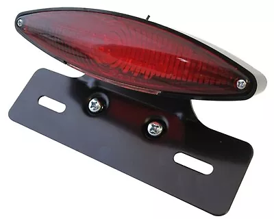 Motorcycle Tail Light LED Rear Stop Lamp With Number Licence Plate Bracket • $66.60