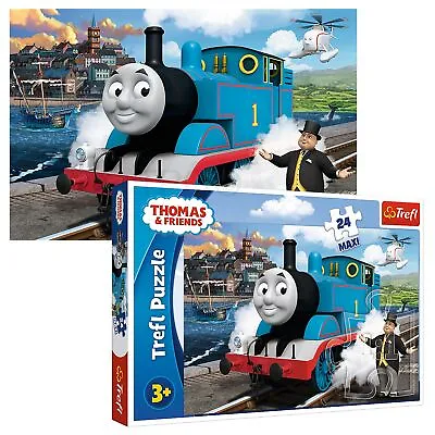 £7.99 • Buy Trefl 24 Maxi Piece Kids Large Thomas And Friends Happy Thomas Day Jigsaw Puzzle