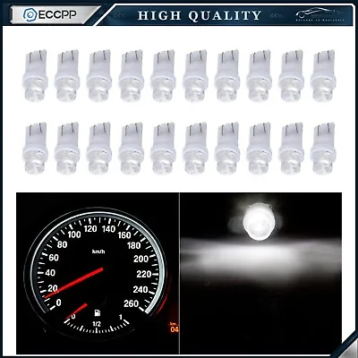 20x Dash Gauge Cluster Panel White Led Light Bulbs T10 W5W 168 194 For Toyota • $8.69