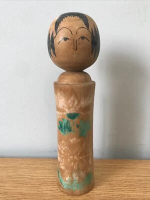 £17.99 • Buy Vintage Small Japanese Wooden Kokeshi Doll - Signed On Base, 18cm Tall  (Lot09)