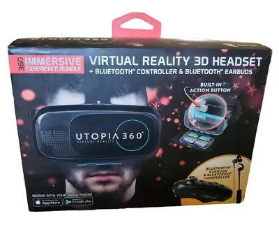 Utopia 360 Virtual Reality 3D Headset • $18