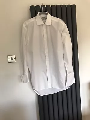 Mens T M Lewin White Shirt • £7