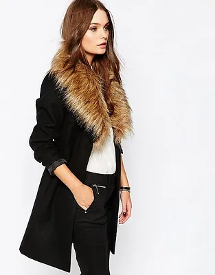 £9.49 • Buy New Women  Shawl Scarves Wrap Scarf Stole  Soft Faux Fox Fur Collar