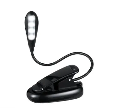 $8.40 • Buy Flexible Clip On LED Light Lamp For Book Reading Tablet Laptop PC EReader US
