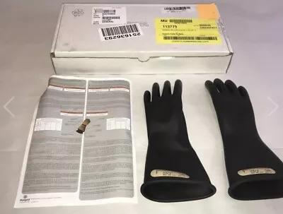 Marigold Electrical Gloves Black Class 00 Size 7 ASTM-D120 NEW • $29.99