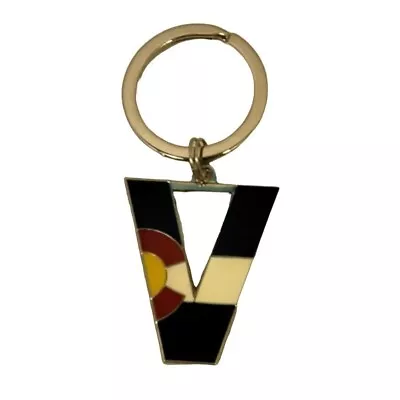 Colorado State Flag Initial V Key Ring Souvenir Vee • $2.40