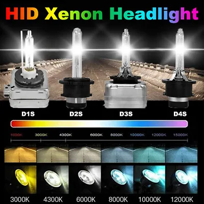 2X 55W D1S D2S D3S D4S Replacement HID Xenon Headlight 6000K 8000K 10000K 12000K • $18.69