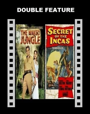 The Naked Jungle / Secret Of The Incas  ( Charlton Heston ) R2 +4 Compatible DVD • £10.99