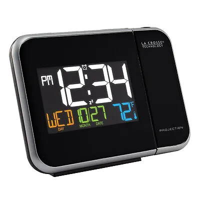 La Crosse Technology Color Entry Level Projection LED Alarm Clock W/Temperature • $22.46