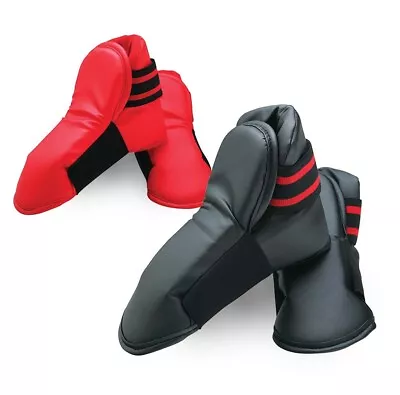 Vinyl Sparring Kick Foot Protectors Karate Taekwondo Kickboxing MMA Foot Pad • $29.99