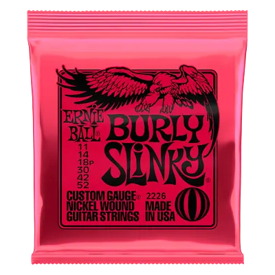 $12.95 • Buy Ernie Ball Burly Slinky Nickelwound Electric Guitar Strings, 11-52 Gauge