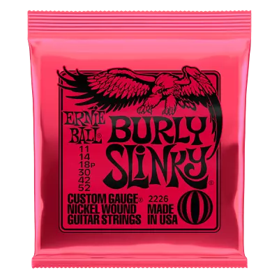 Ernie Ball Burly Slinky Nickelwound Electric Guitar Strings 11-52 Gauge • $14.95