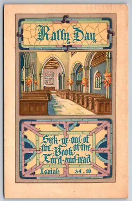 Rally Day Trinity Sunday School 1929 Quakertown Pennsylvania Melhorn  Postcard • $11.99