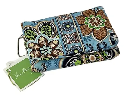 Vera Bradley Bali Blue One For The Money Wallet • $13.99