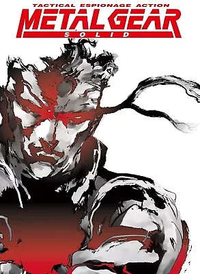 Metal Gear Solid 1 FPS Stealth Action Video Game Cover Wall Art 11x15 • $14.99