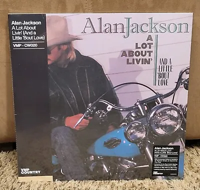 Alan Jackson - A Lot About Livin' - SEALED VMP Country 30th 180g Blue Vinyl • $39