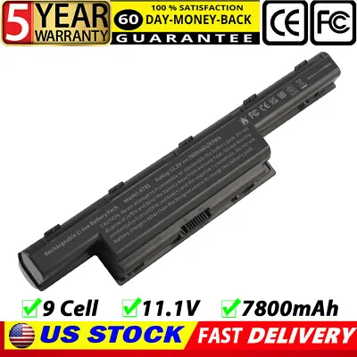 7800mAh 9 Cell Battery For Acer AS10D31 AS10D51 Gateway 4741 AS10D71 AS10D75 • $15.89