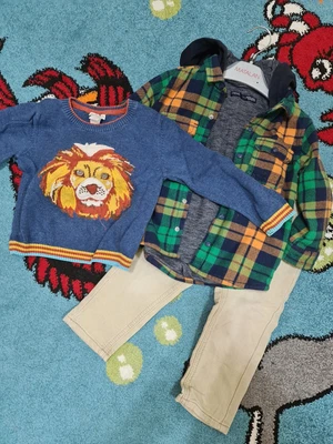 £13.99 • Buy 12-18 Month Baby Boy Next Shirt Jeans, Monsoon Sweater.