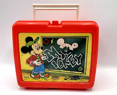 Vintage 1980s Mickey Mouse Disney Lunch Box • £25.49