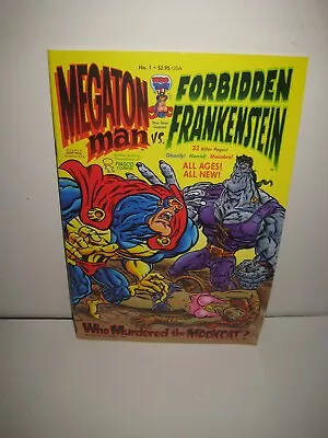 Megaton Man Vs. Forbidden Frankenstein #1 Don Simpson Fiasco Comics 1996 • $22.95