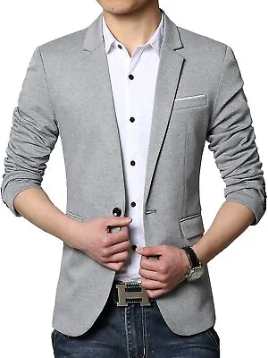 DAVID.ANN Men's Fit Casual One Button Blazer Jacket • $99.68