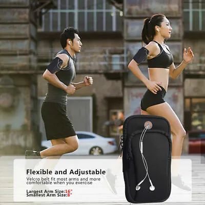 £5.06 • Buy Armband Sports Running Jogging Gym Arm Band Holder Bag Phones Keys C/cards 