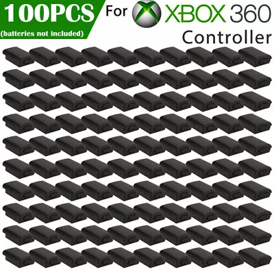 $75.69 • Buy Lot For Xbox 360 Wireless Controller AA Battery Back Cover Case Shell Pack Black