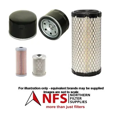 NFS Filter Kit Fits Yanmar B15-3 Mini Excavator Oil Fuel And Air • £27.50