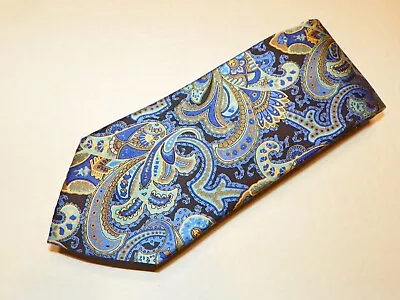 CROFT & BARROW [ PAISLEY/MULTI-COLOR ] [ SLIM ]men's Tie 100% Silk Made In China • $12.99