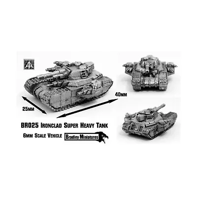£17.20 • Buy Alternative Armies Sci-Fi Mini 6mm Ironclad Superheavy Tank Pack New