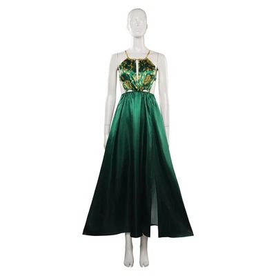 £16.08 • Buy Shrek-Fiona Side Split Dress Waist Hollow A Line Spaghetti Strap Cosplay Costume
