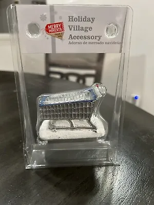 2023 ALDI Grocery Shopping Cart Holiday Village Accessory Merry Moments NEW • $12