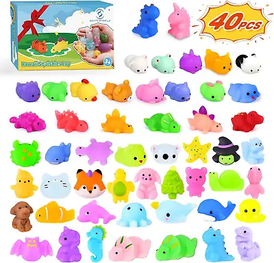 $20.99 • Buy Squishies Mochi Squishy Toys 40pcs Party Favors For Kids Mini Kawaii Animal Cat 