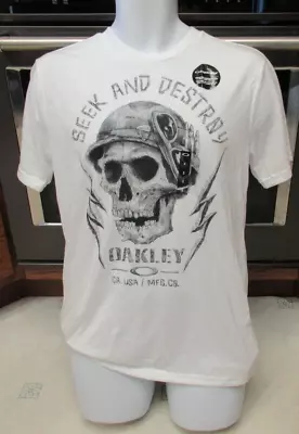 Seek And Destroy Oakley T Shirt 2014 Military Army Skull RARE New With Tags • $39.99