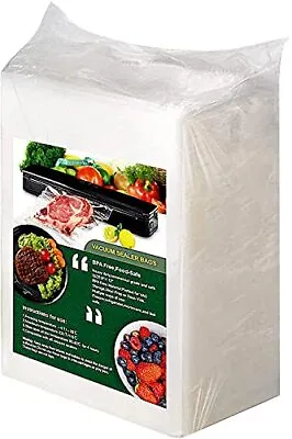 200 Vacuum Sealer Bags 8X12  Quart Food Vac Storage For Food Saver Seal A Meal • $32.79